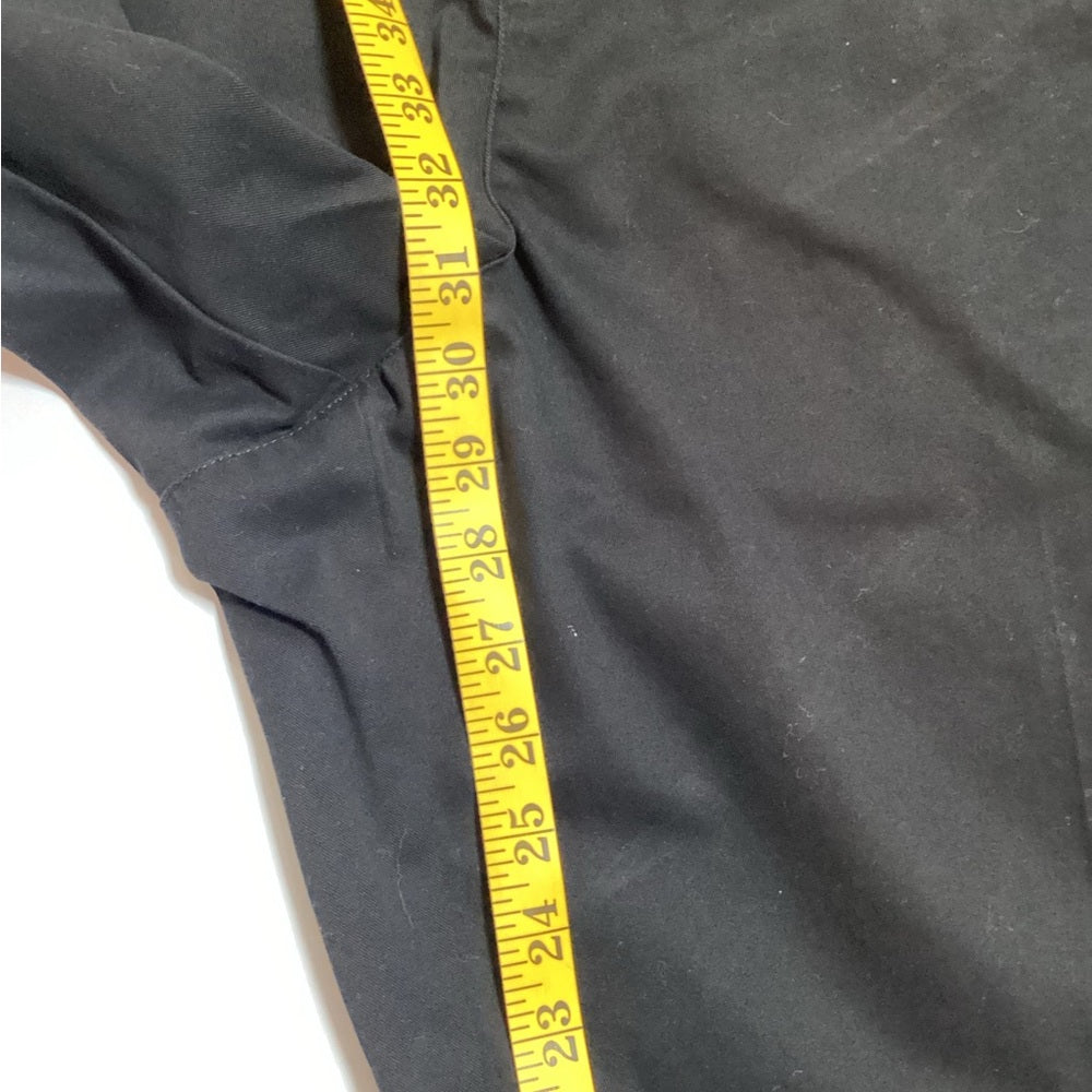 CJ Banks Classic Black Straight Leg Pants, Plus Size 28W
