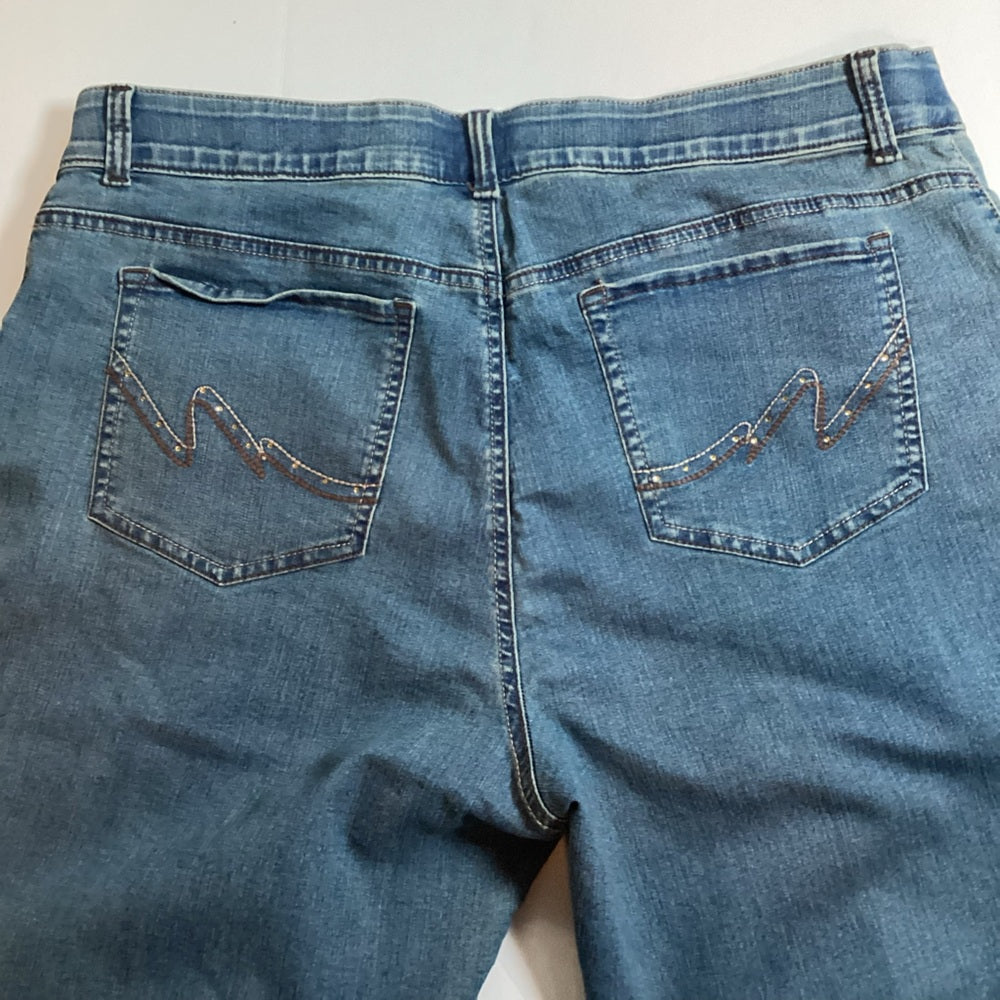 Riders by Lee Classic Blue Boot Cut Jeans, Stretch, Plus Size 20W