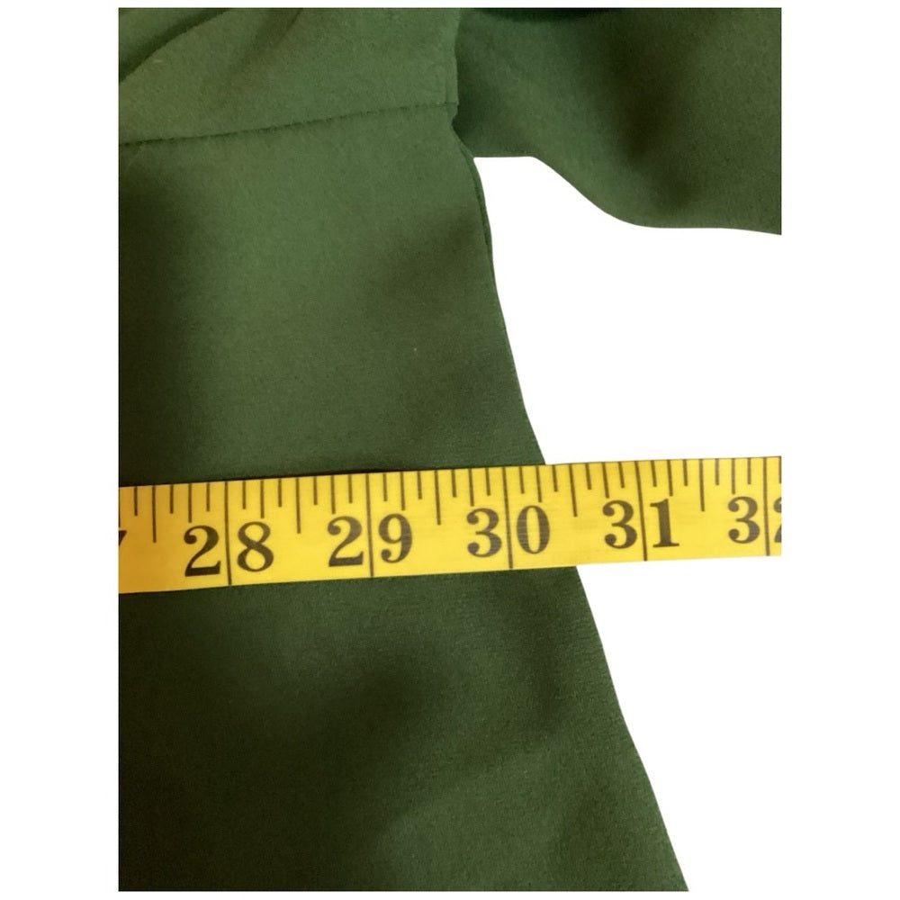 Cato Olive Green Button-Front Blouse Plus Size 4X