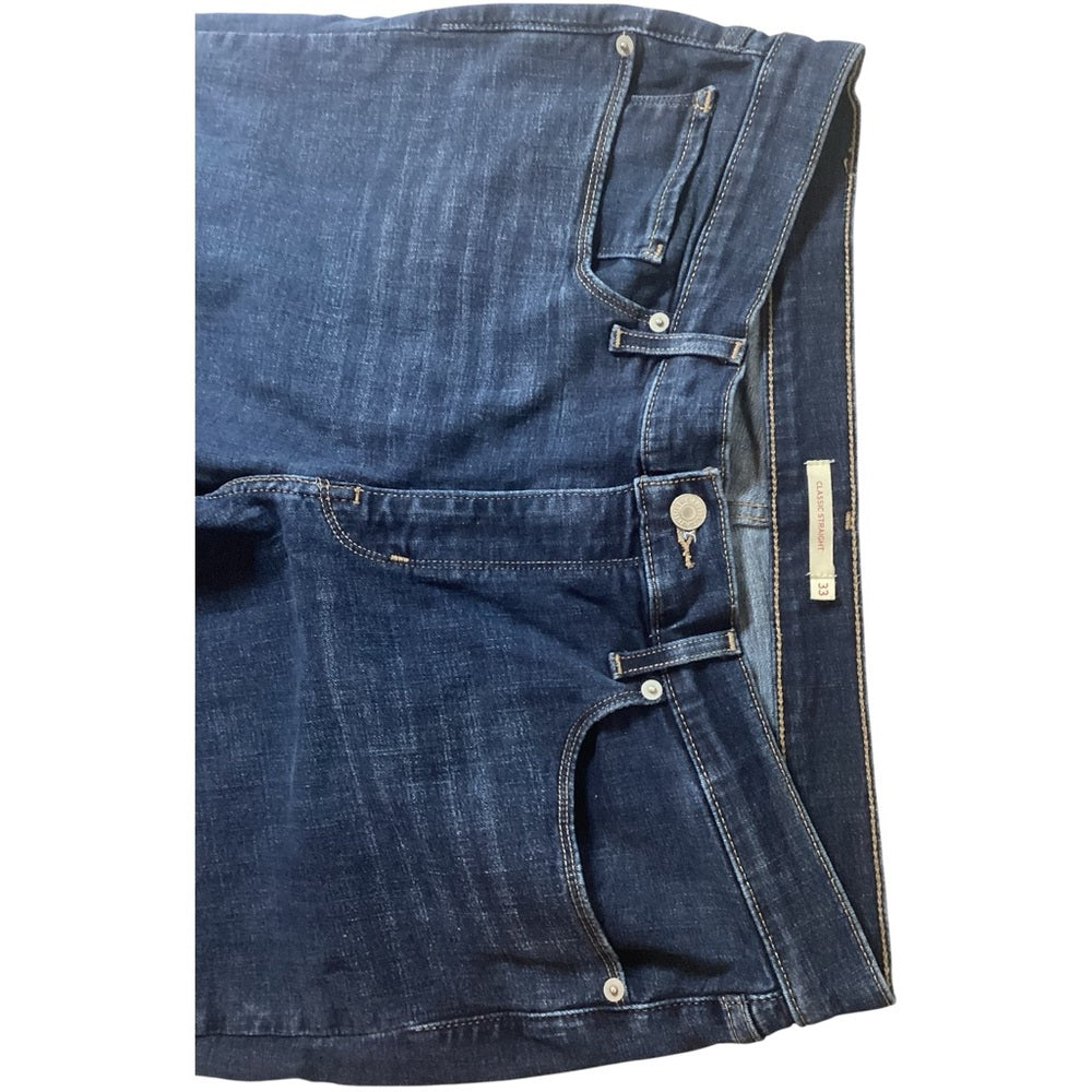 Levi's Deep Indigo Straight Leg Jeans Plus Size 16