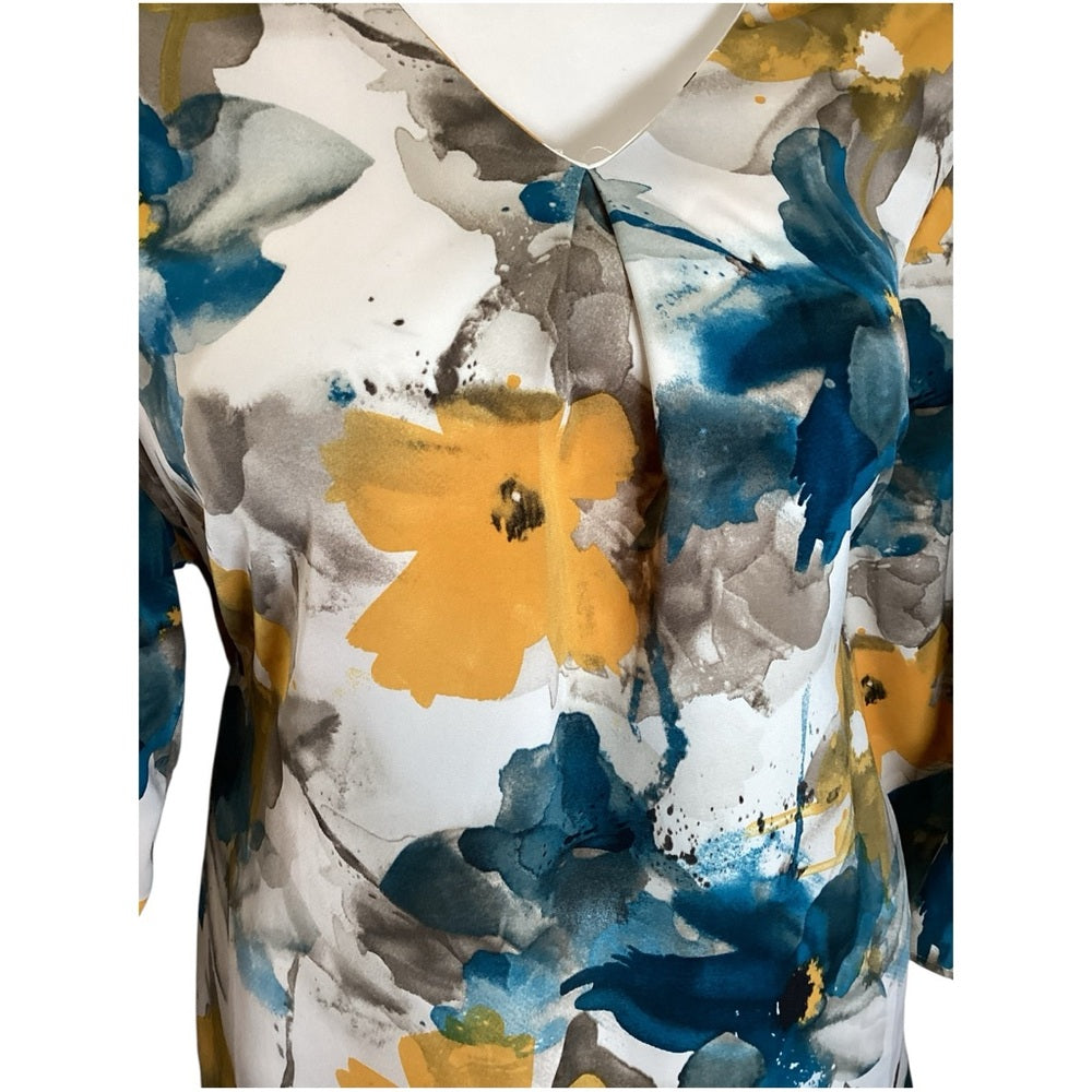 Source Unknown Multicolor Floral Blouse