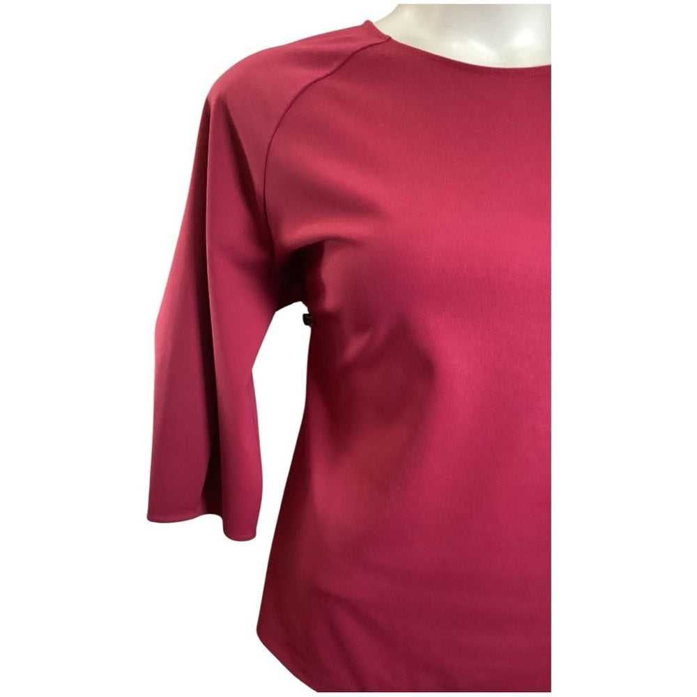Ann Taylor Rich Red Long Sleeve Top, Plus Size 2X