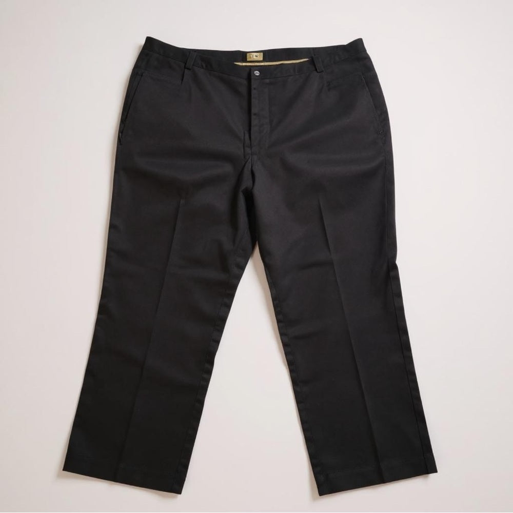 CJ Banks Classic Black Straight Leg Pants, Plus Size 28W