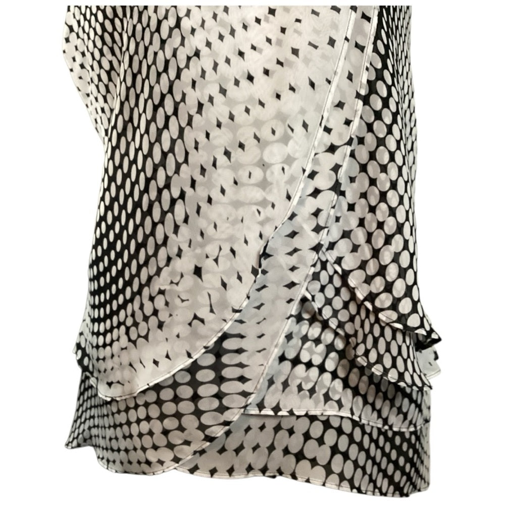 Cato Monochrome Patterned Tank Top, Plus Size 22/24, 3X
