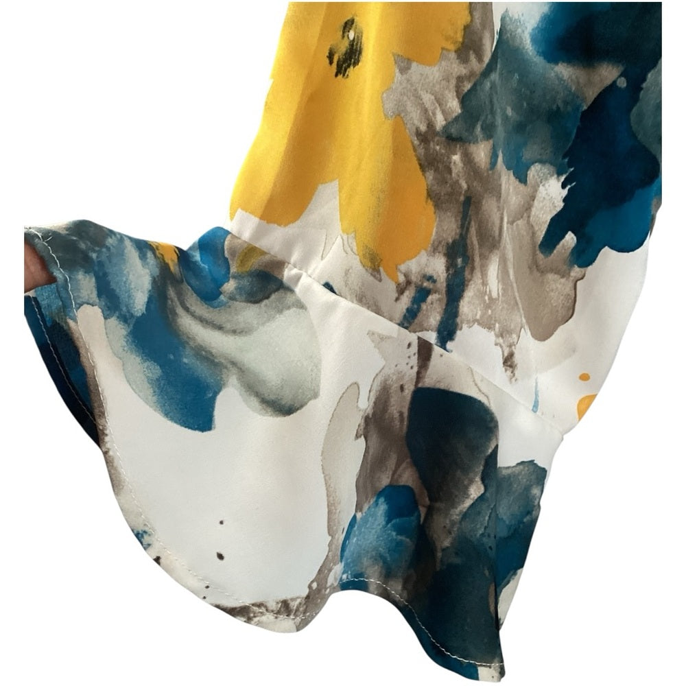 Source Unknown Multicolor Floral Blouse