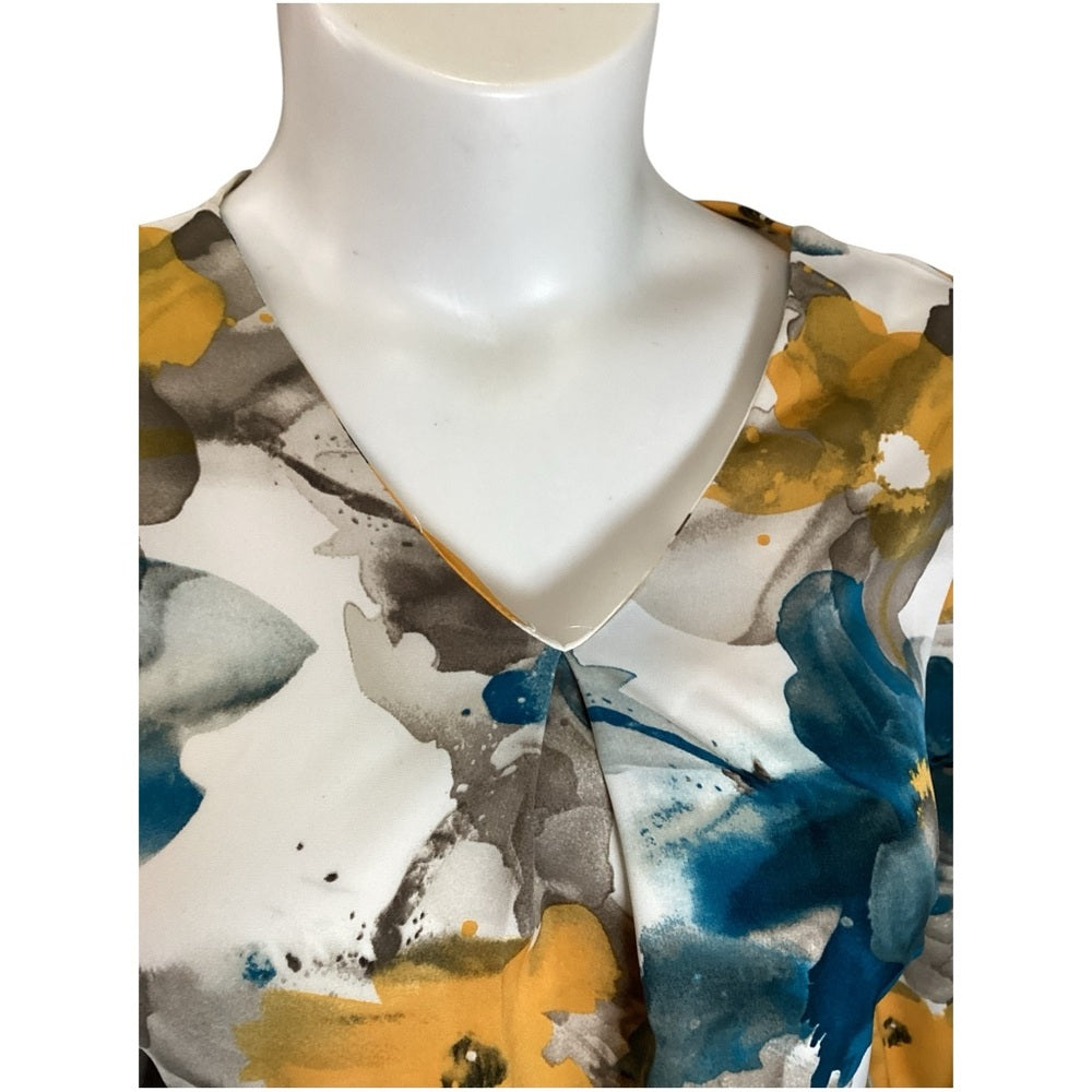 Source Unknown Multicolor Floral Blouse
