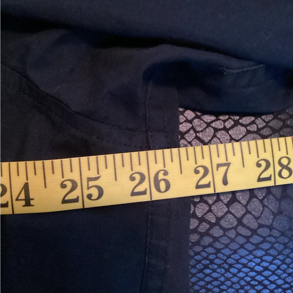 Ralph Lauren Black Button-Down Shirt with Polka Dot Accents, Plus Size 2X