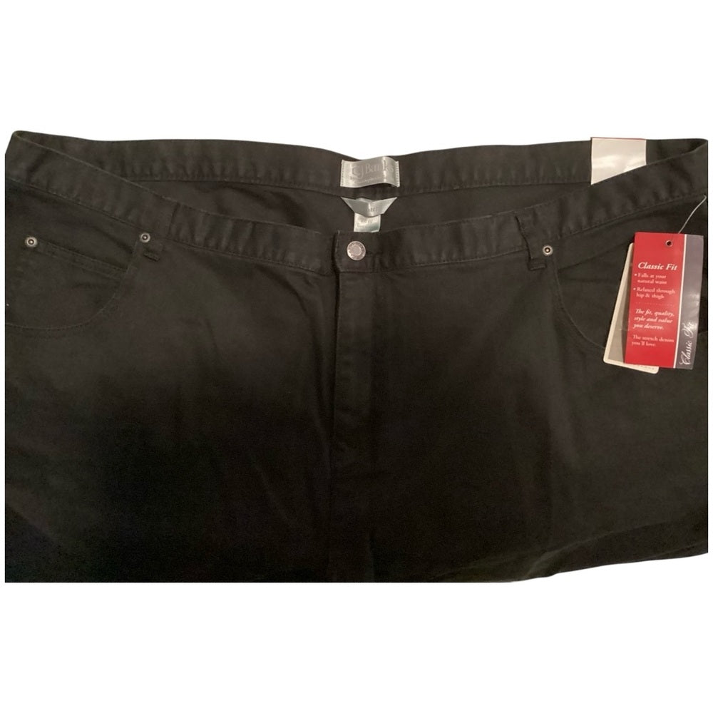 CJ Banks Classic Black Straight Leg Jeans, Plus Size 28W