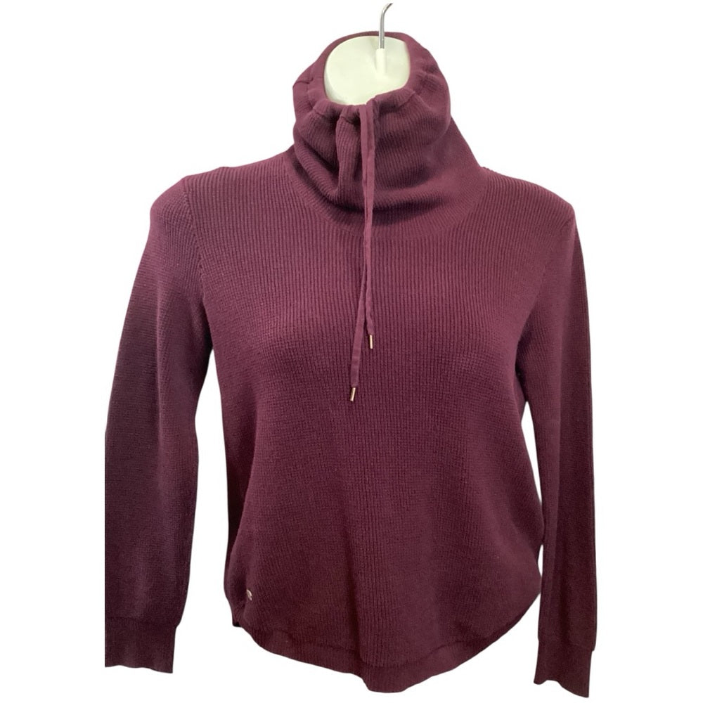 Lauren Ralph Lauren Plum Cowl Neck Sweater, Plus Size XL
