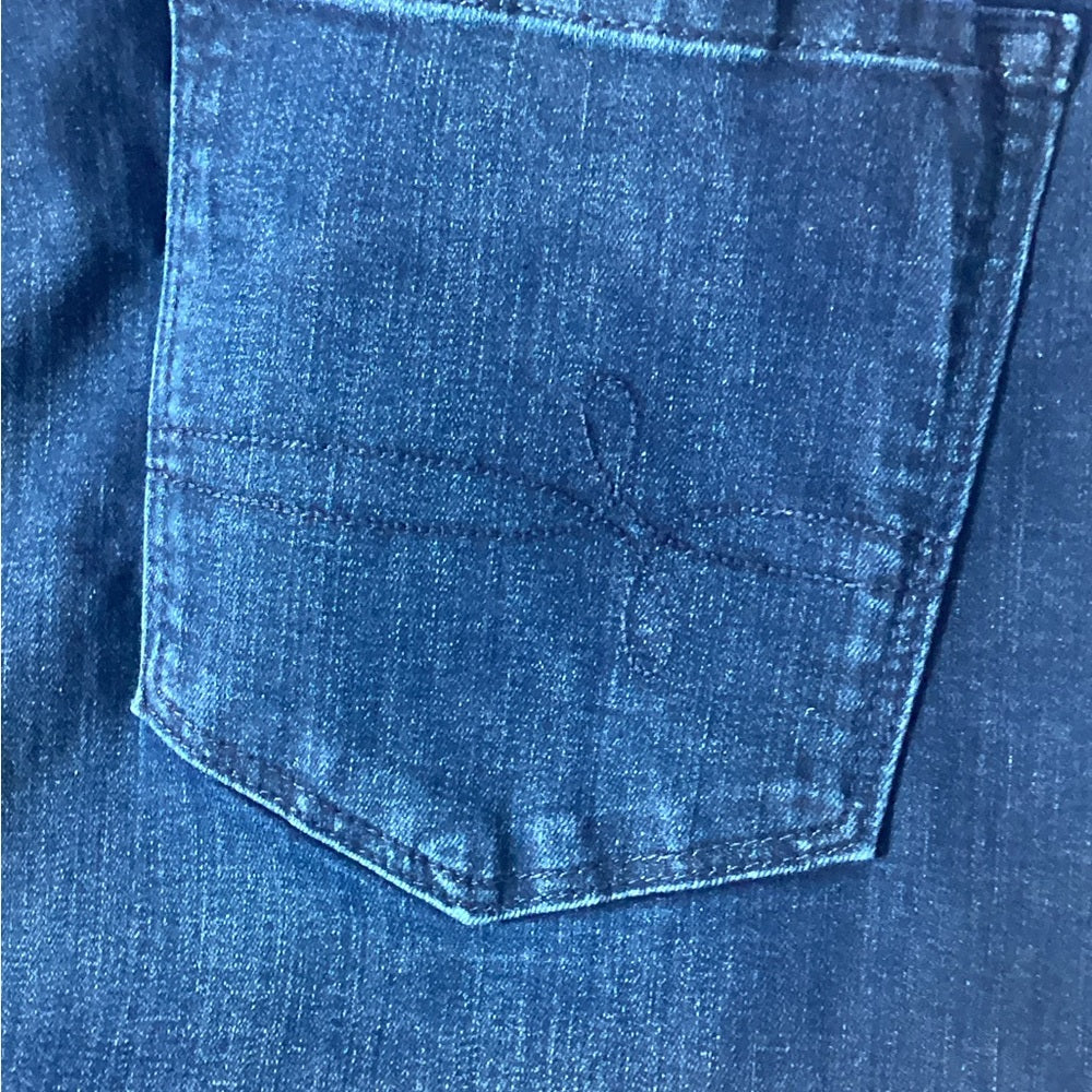 Denizen from Levi's Dark Indigo Skinny Mid Rise Jeans Plus Size 18