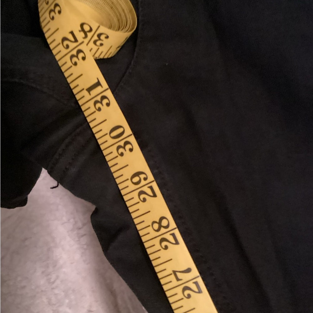 CJ Banks Classic Black Straight Leg Jeans, Plus Size 28W