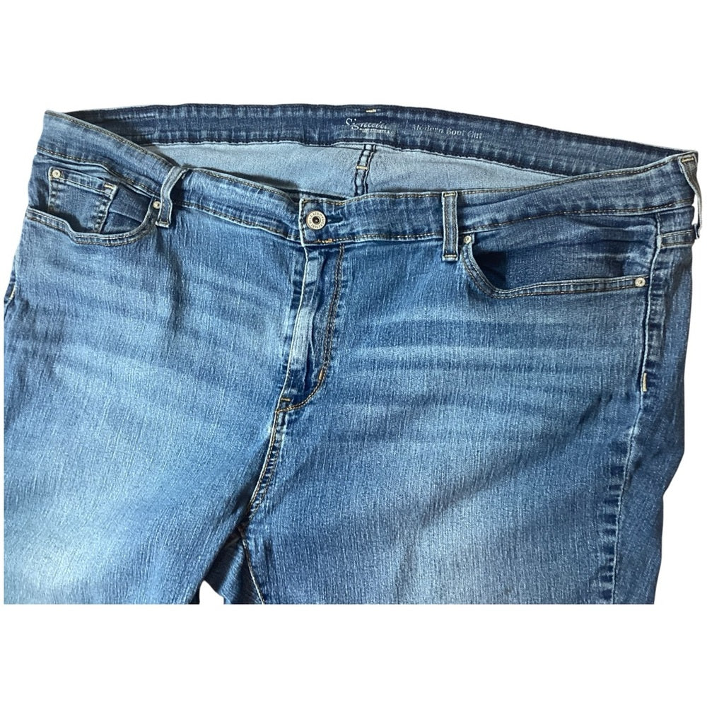 Levi's Signature Blue Modern Boot Cut Women's Jeans Plus Size 28W