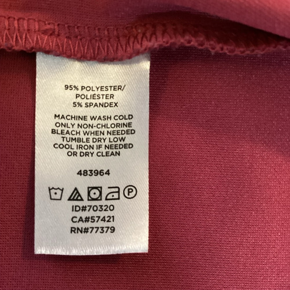 Ann Taylor Rich Red Long Sleeve Top, Plus Size 2X