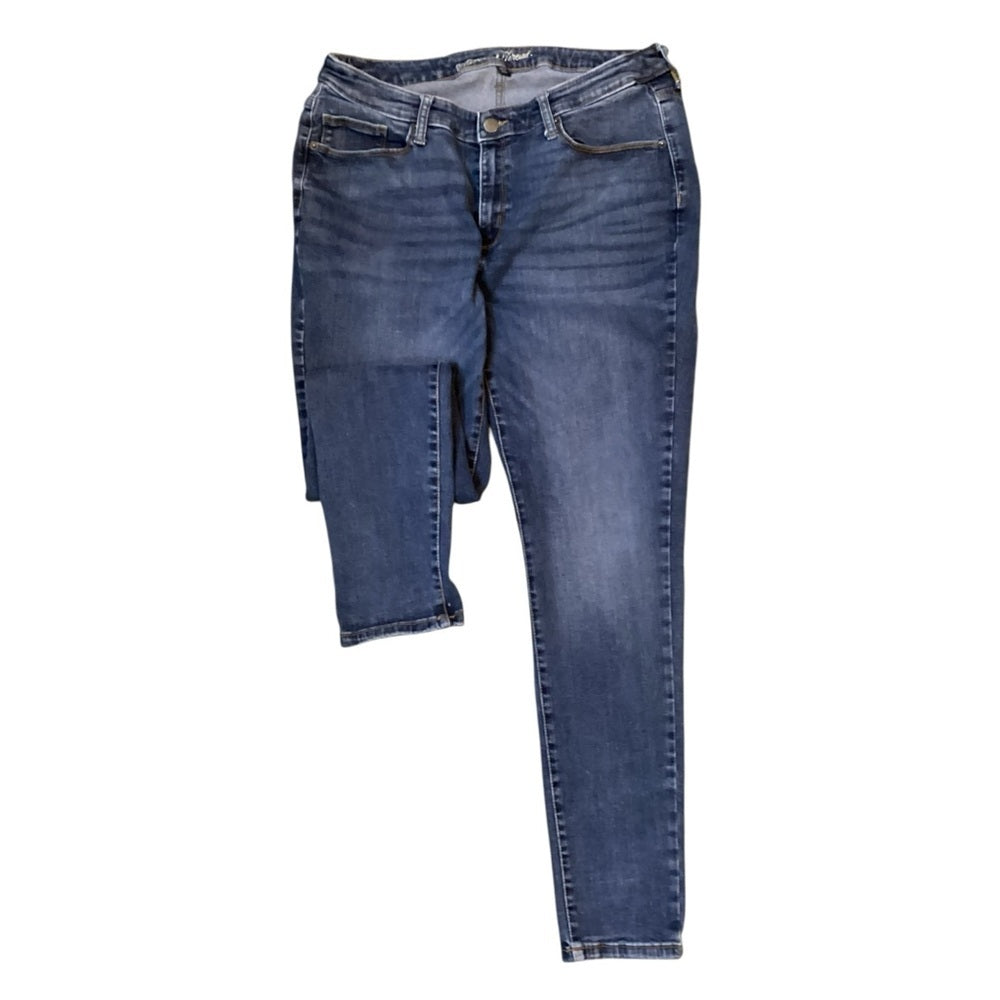 Plus Size Universal Thread Blue Skinny Jeans with Stretch Size 16/33R