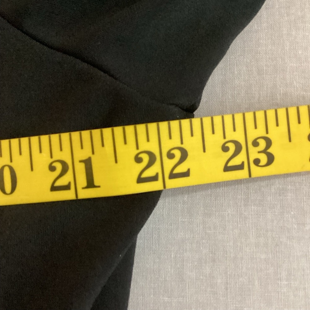 Premise Black Draped Blouse, Stretch, Plus Size 2X