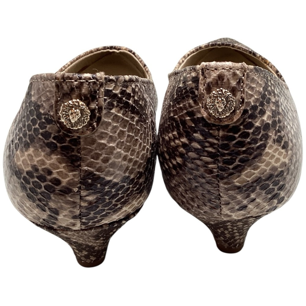 Anne Klein Snake Print Heels - Brown
