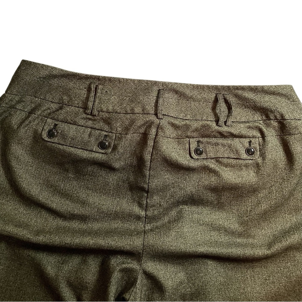 Lane Bryant Tan Flare Trousers, Stretch, Plus Size 28