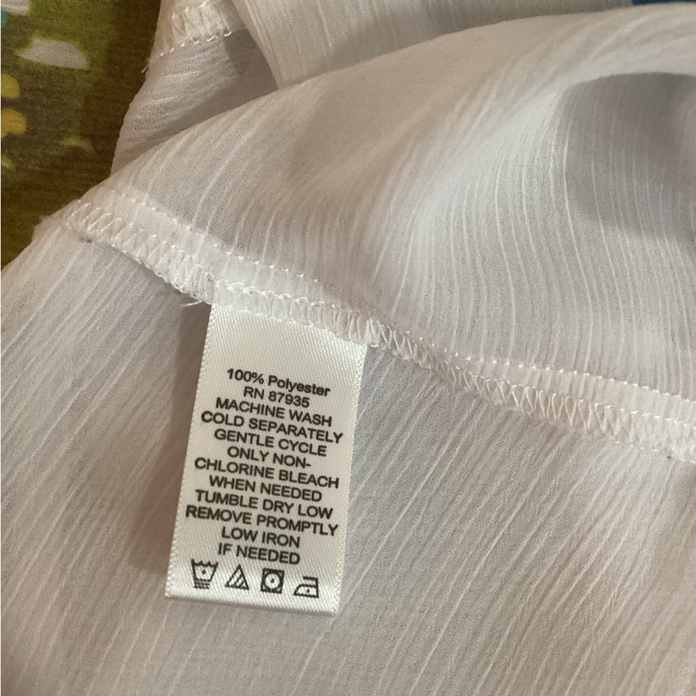 Susan Graver Elegant White Kimono, Plus Size 2X
